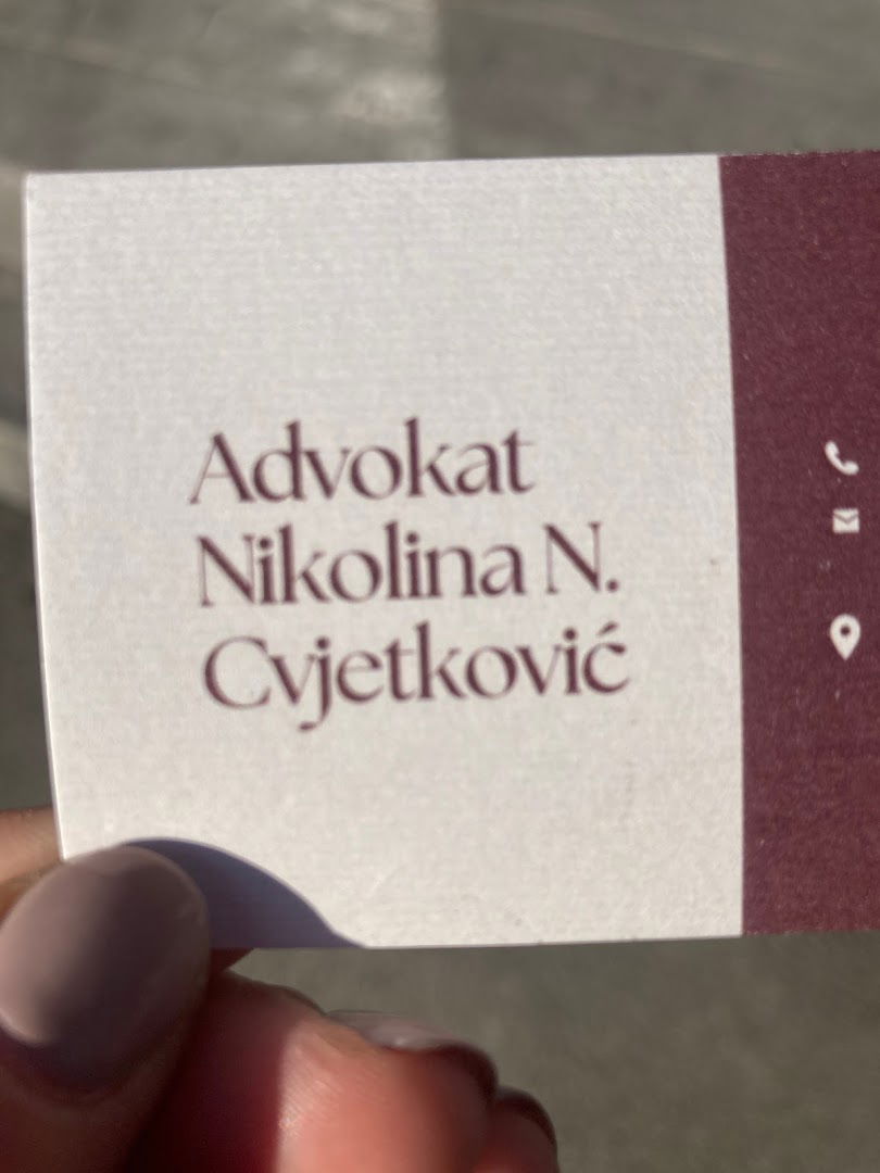 Advokat Nikolina N. Cvjetković