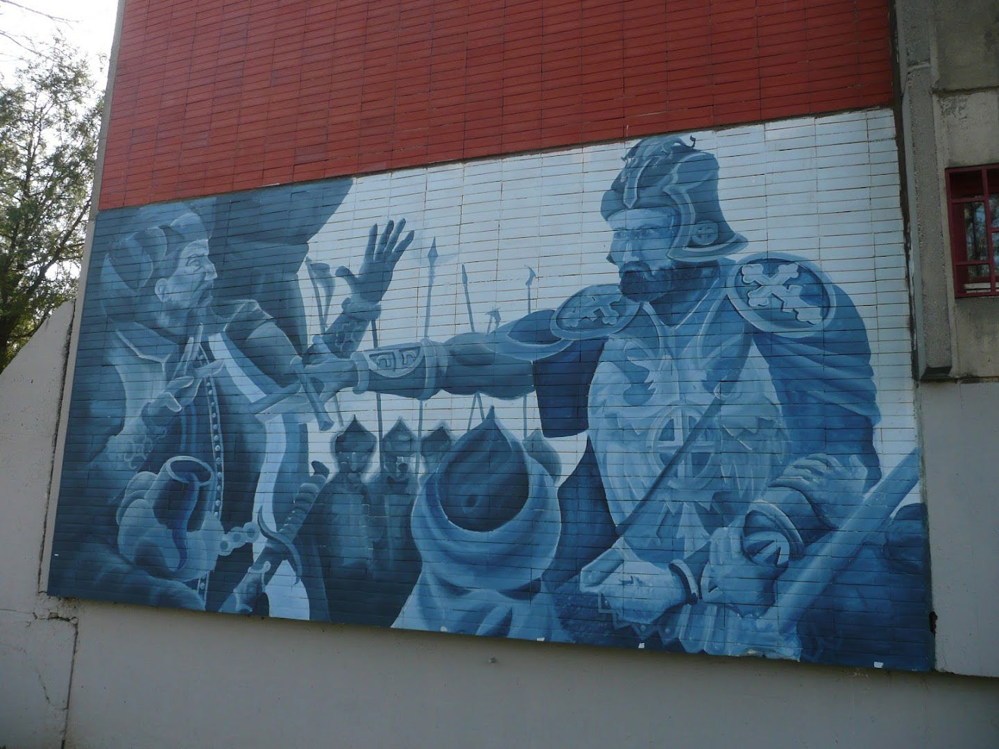 Mural Miloša Obilića