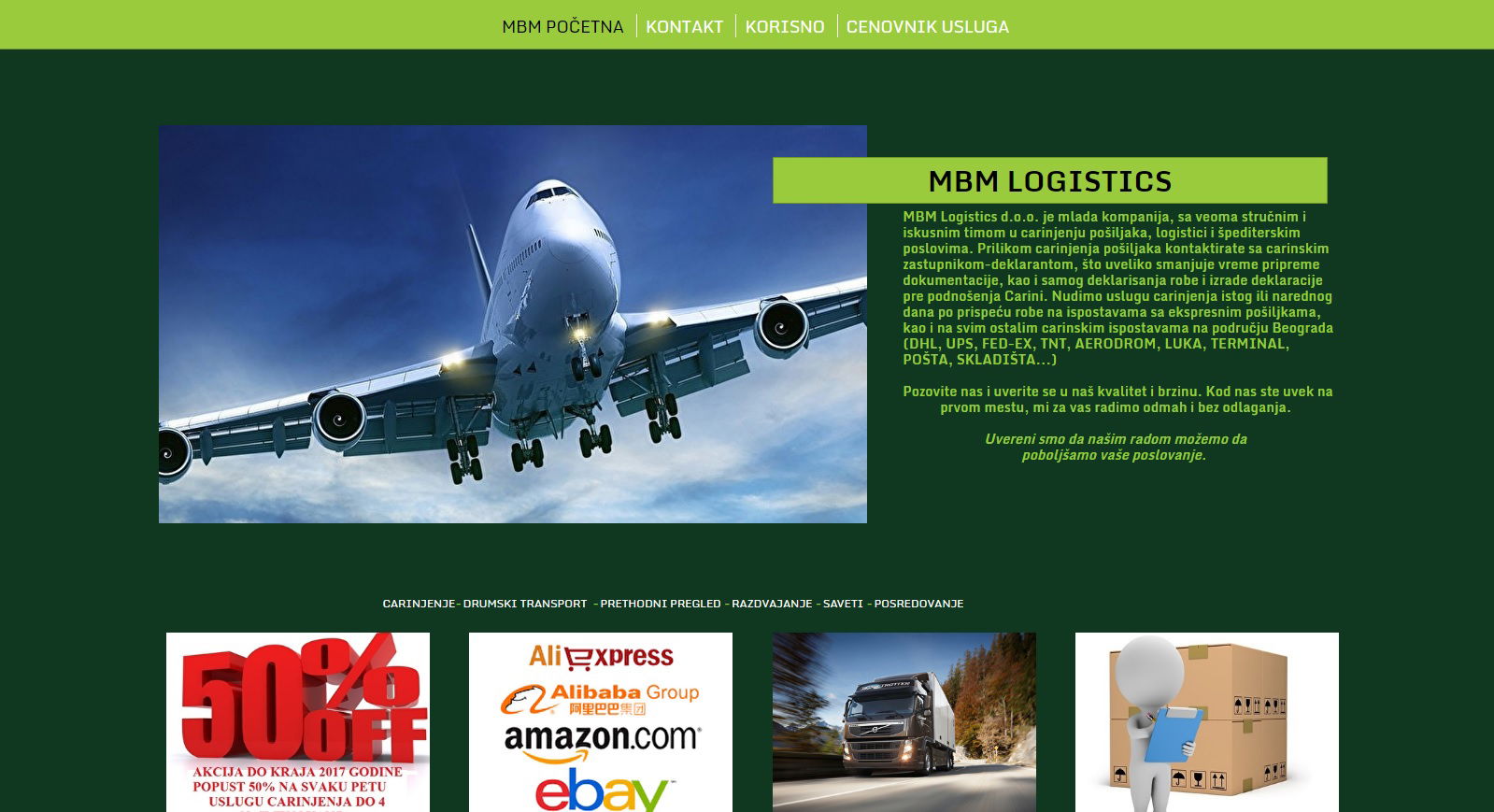 MBM Logistics d.o.o. Špedicija