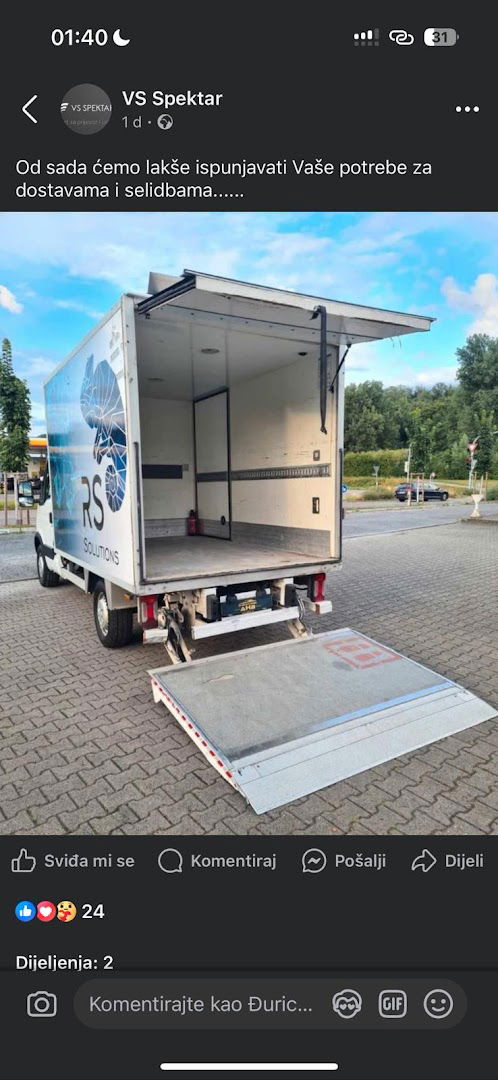 VS SPEKTAR obrt za prijevoz i usluge