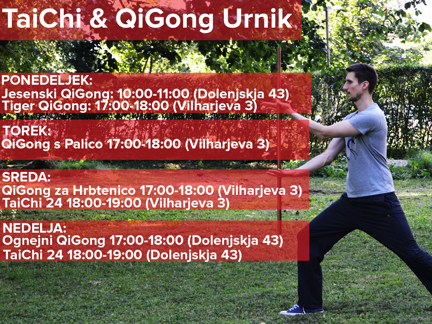 Tai Chi in Qi Gong Šola Artelis Marko Preston