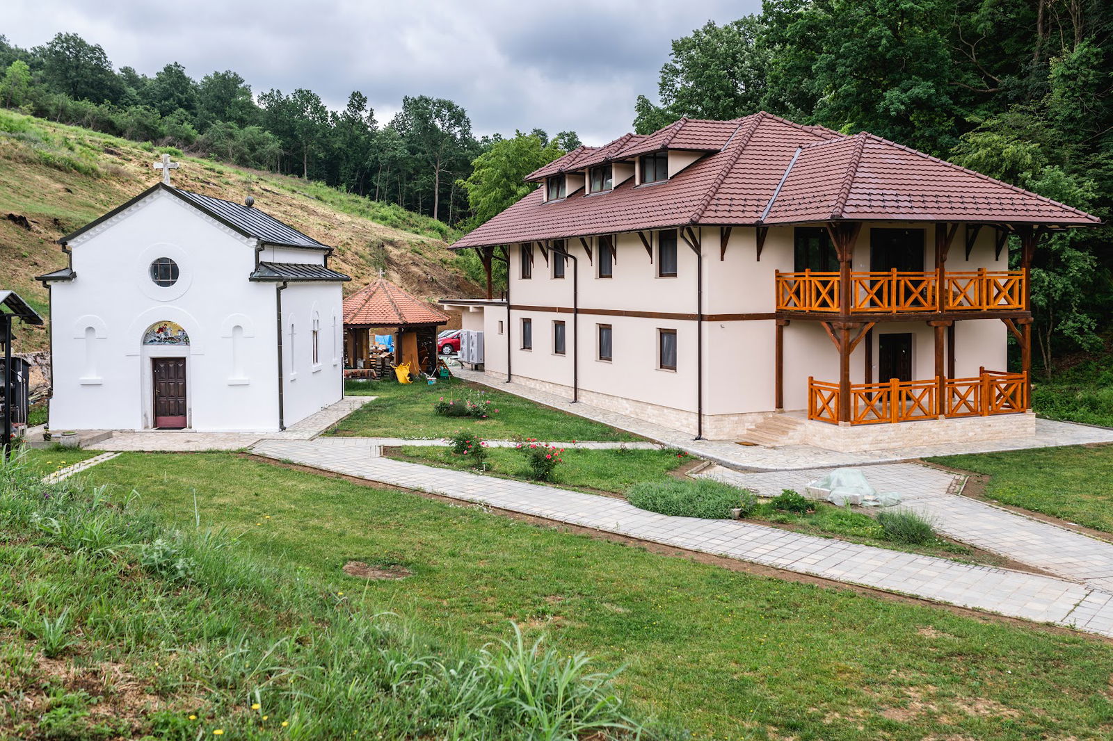 The Serbian Orthodox Church of Holy Martyr George.