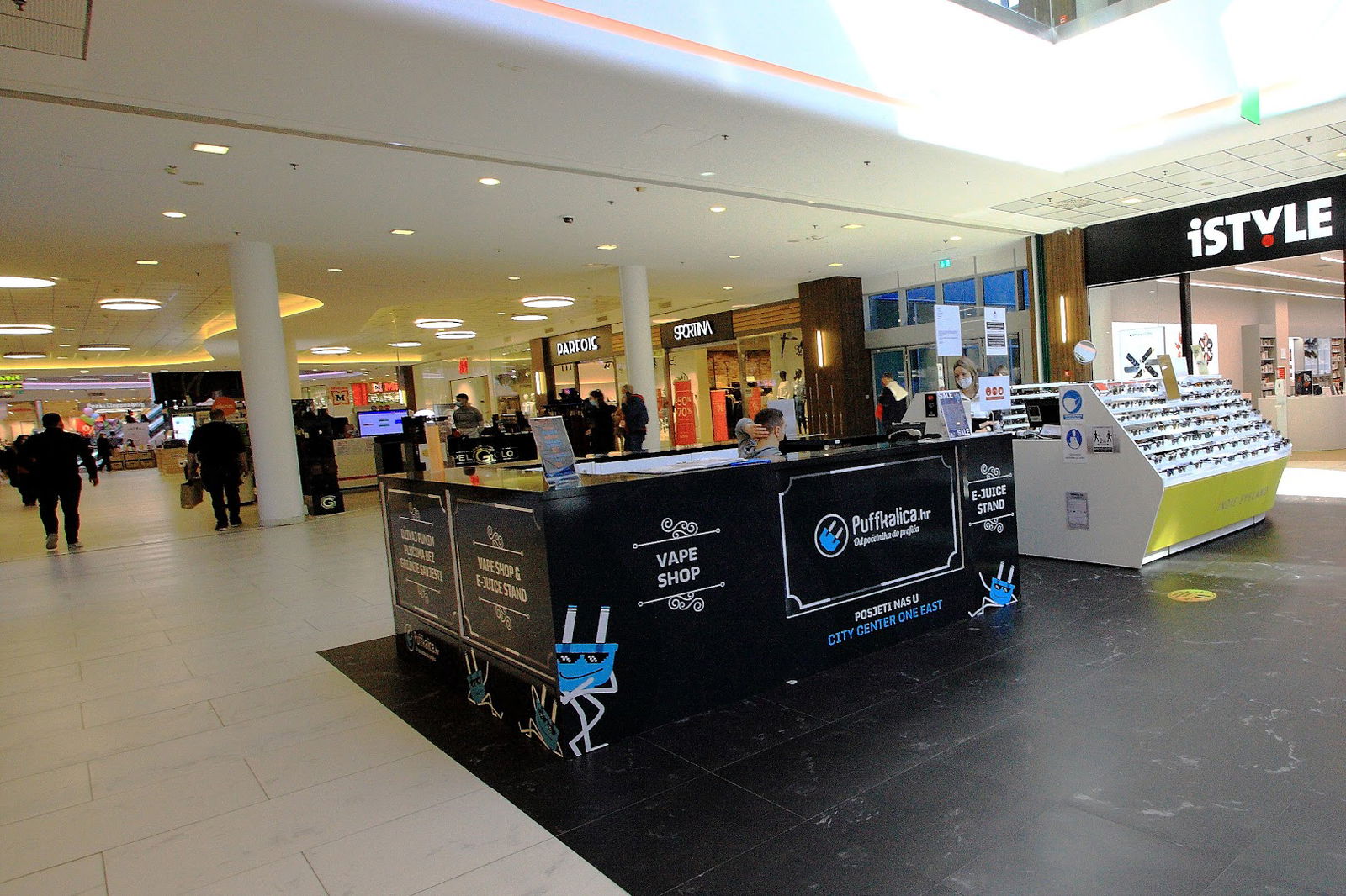Puffkalica Vape Shop & E-Juice Stand City Centar One West Zagreb