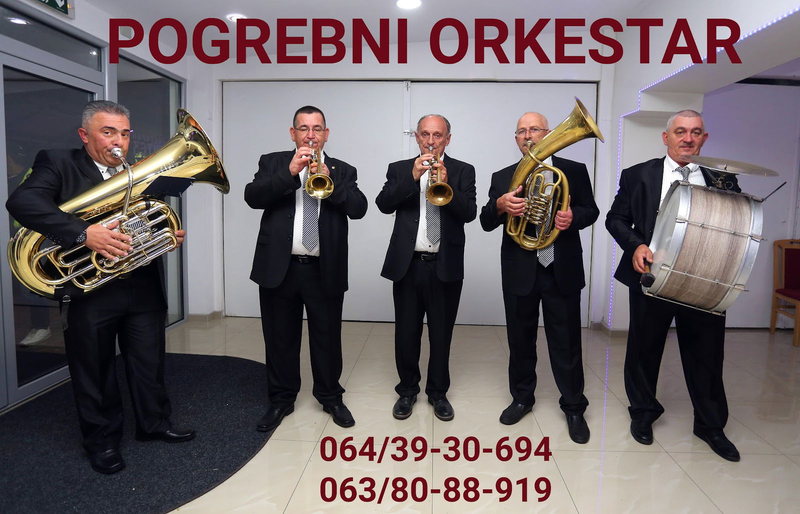 Trubači pogrebni orkestar groblje Orlovača