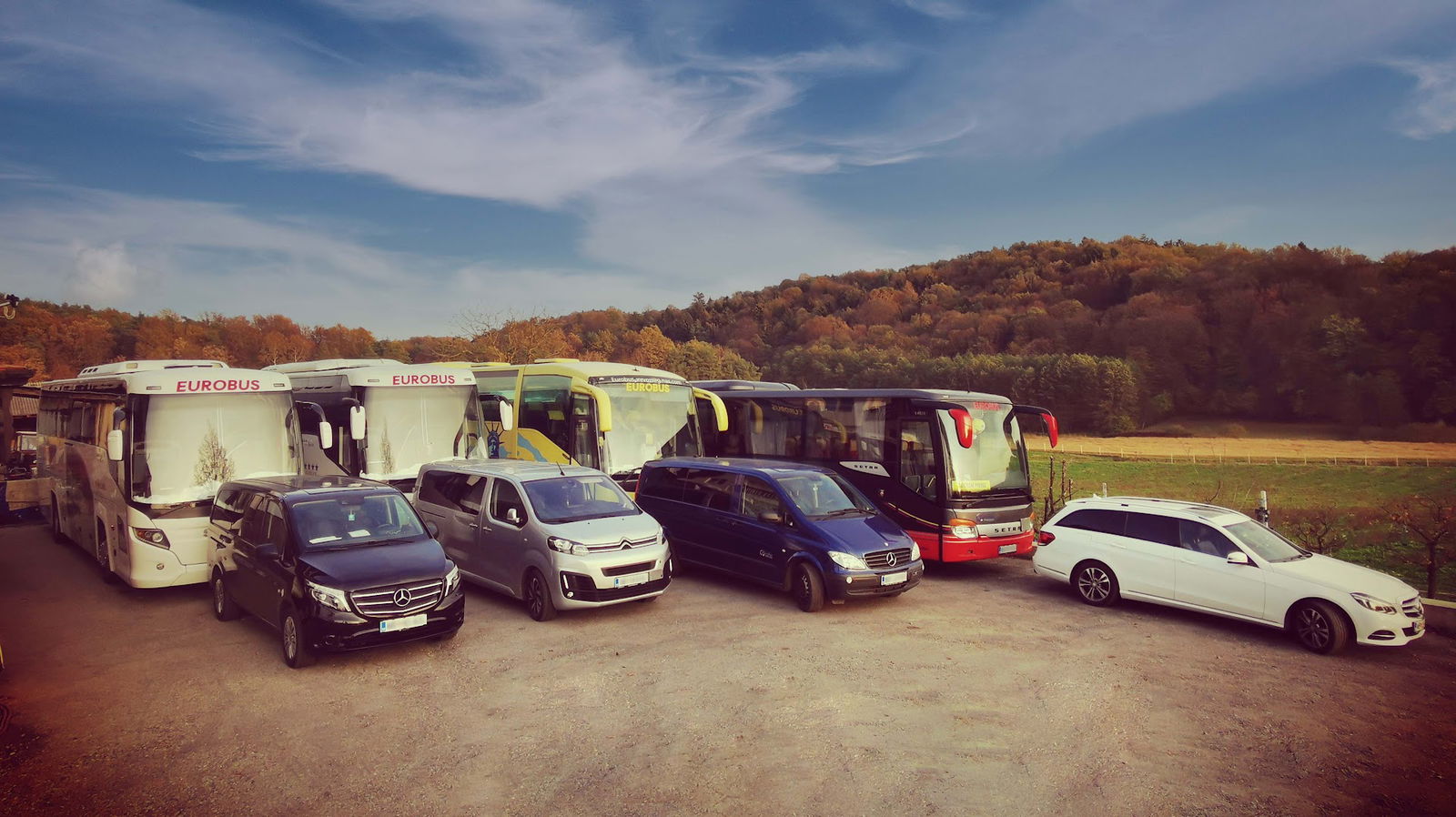 EUROBUS prevozi. Avtobusni in kombi prevozi Maribor, Ptuj, Ormož, Ljutomer, Lenart, Radenci, Gornja Radgona, Cerkvenjak, Vitomarci, Slovenske gorice, Štajerska, Pomurje.