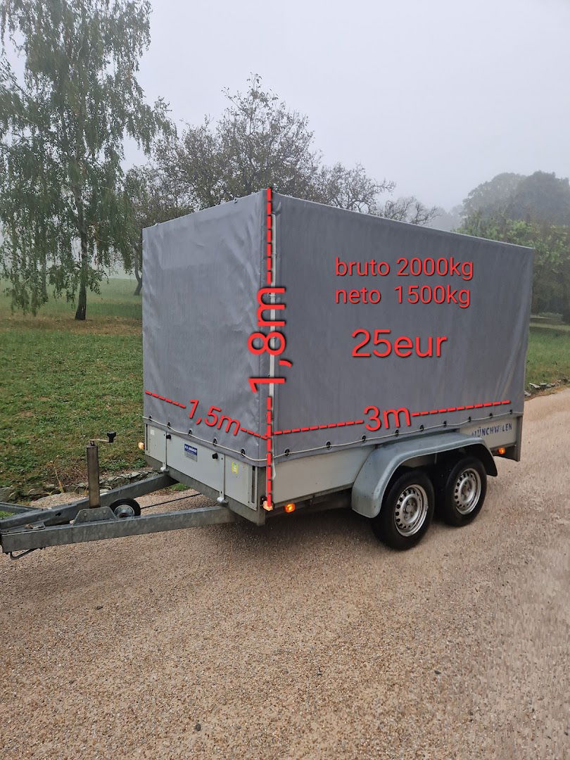 Iznajmljivanje prikolica MOMO