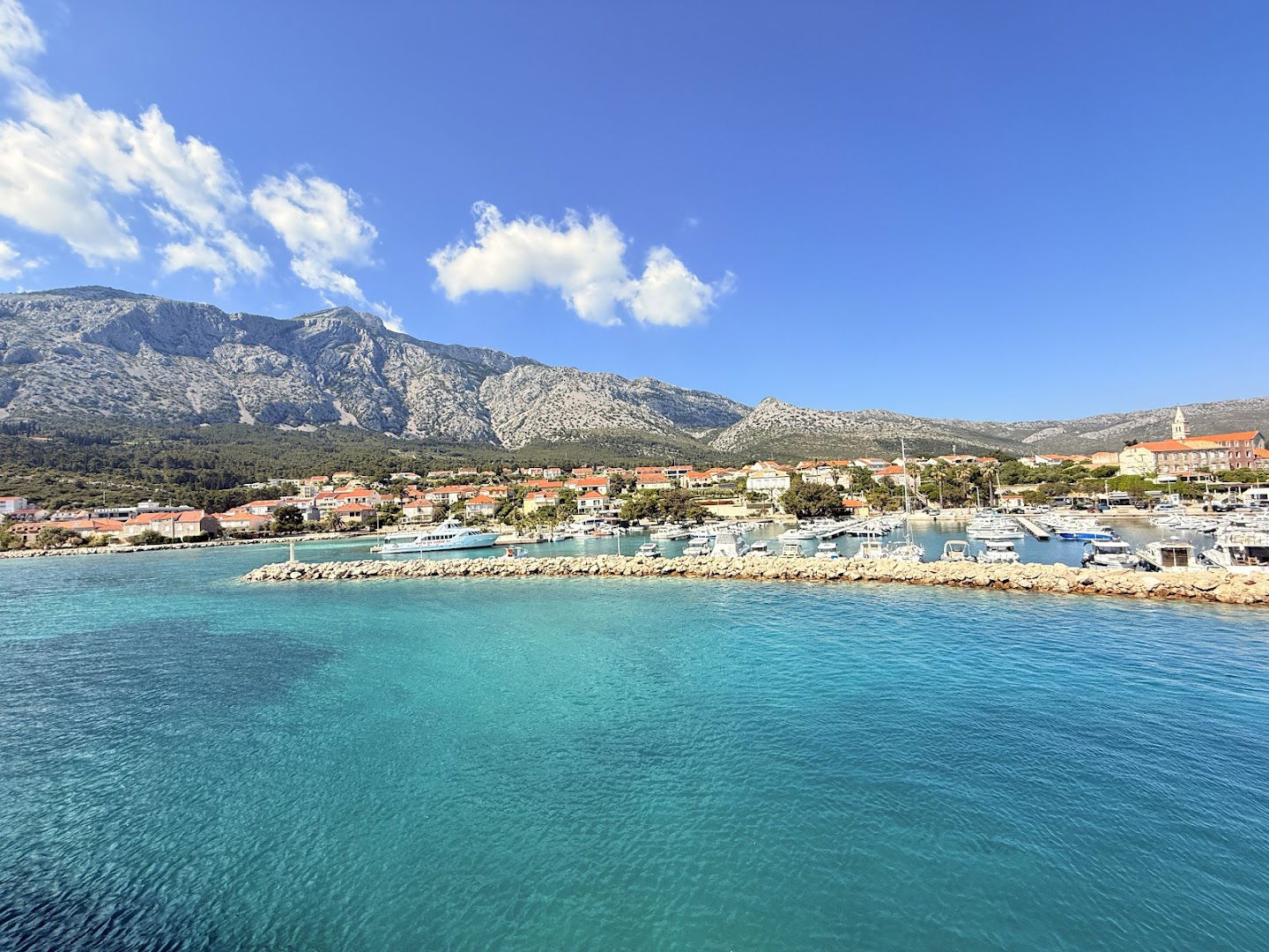 Car ferry terminal Orebic to Korcula