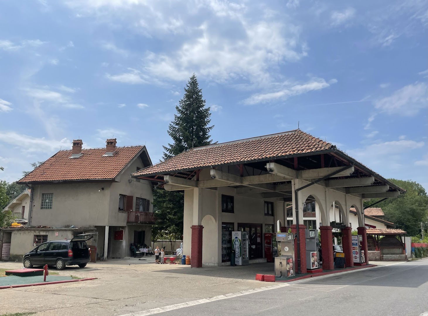 Petrol station