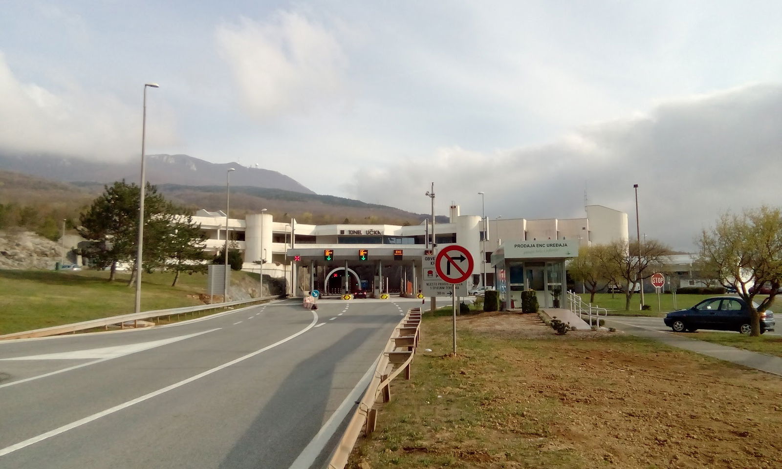 Učka Tunnel Toll booth