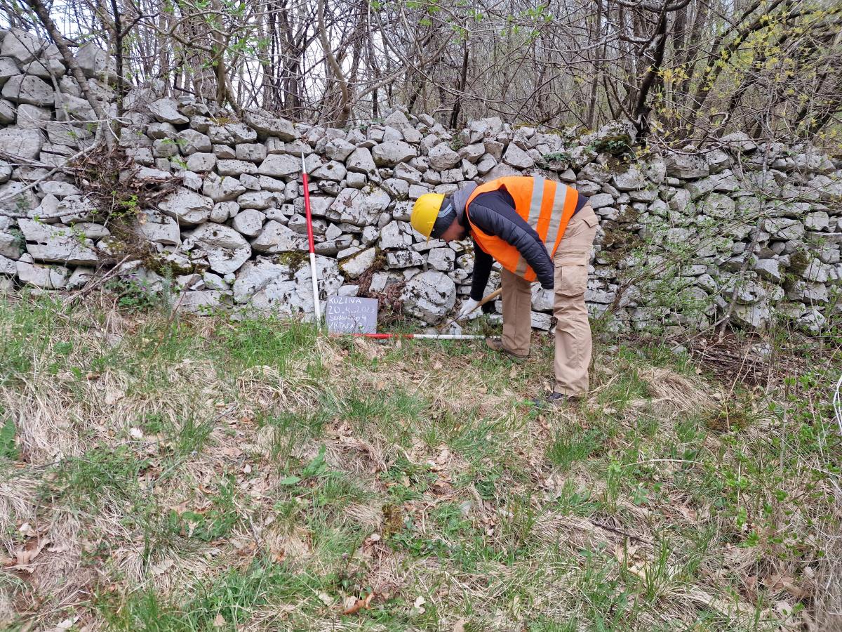 Gradišče Debela griza - Ancient hillfort Debela griza