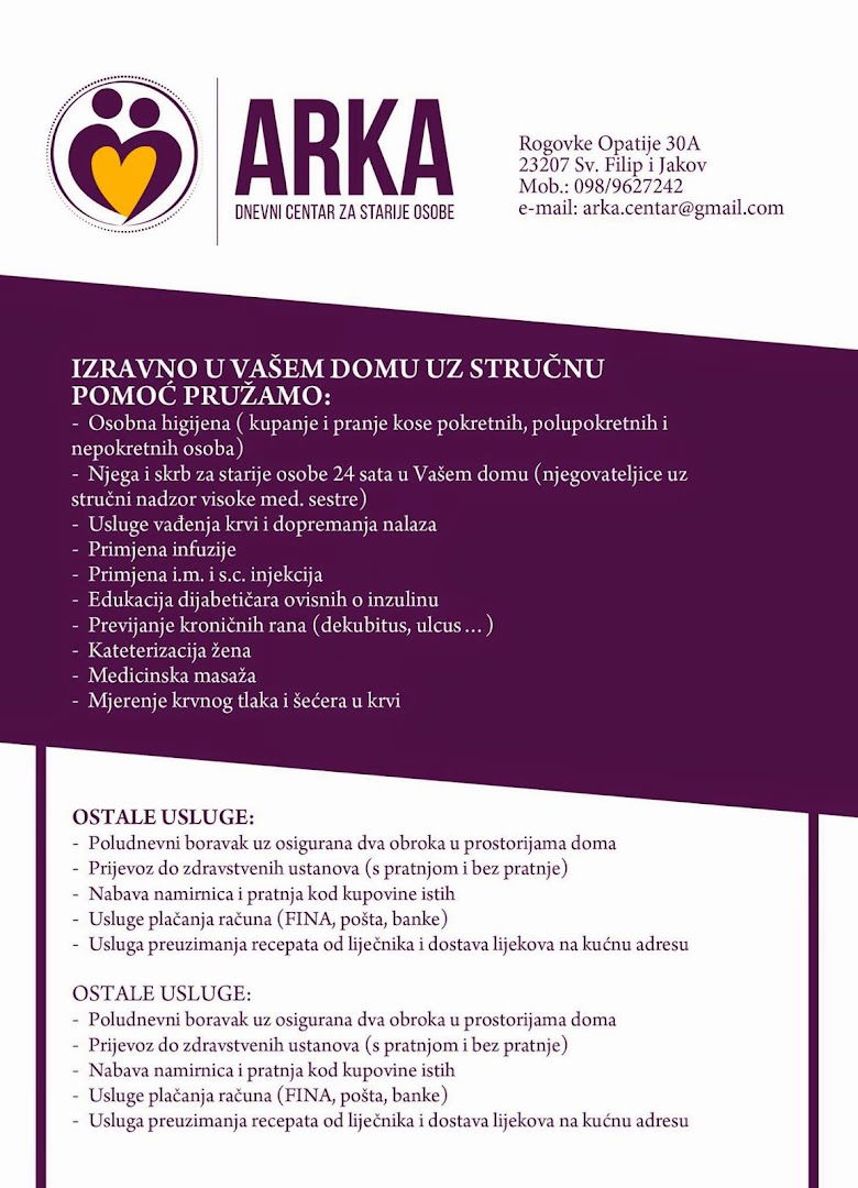 Dnevni centar za starije osobe Arka