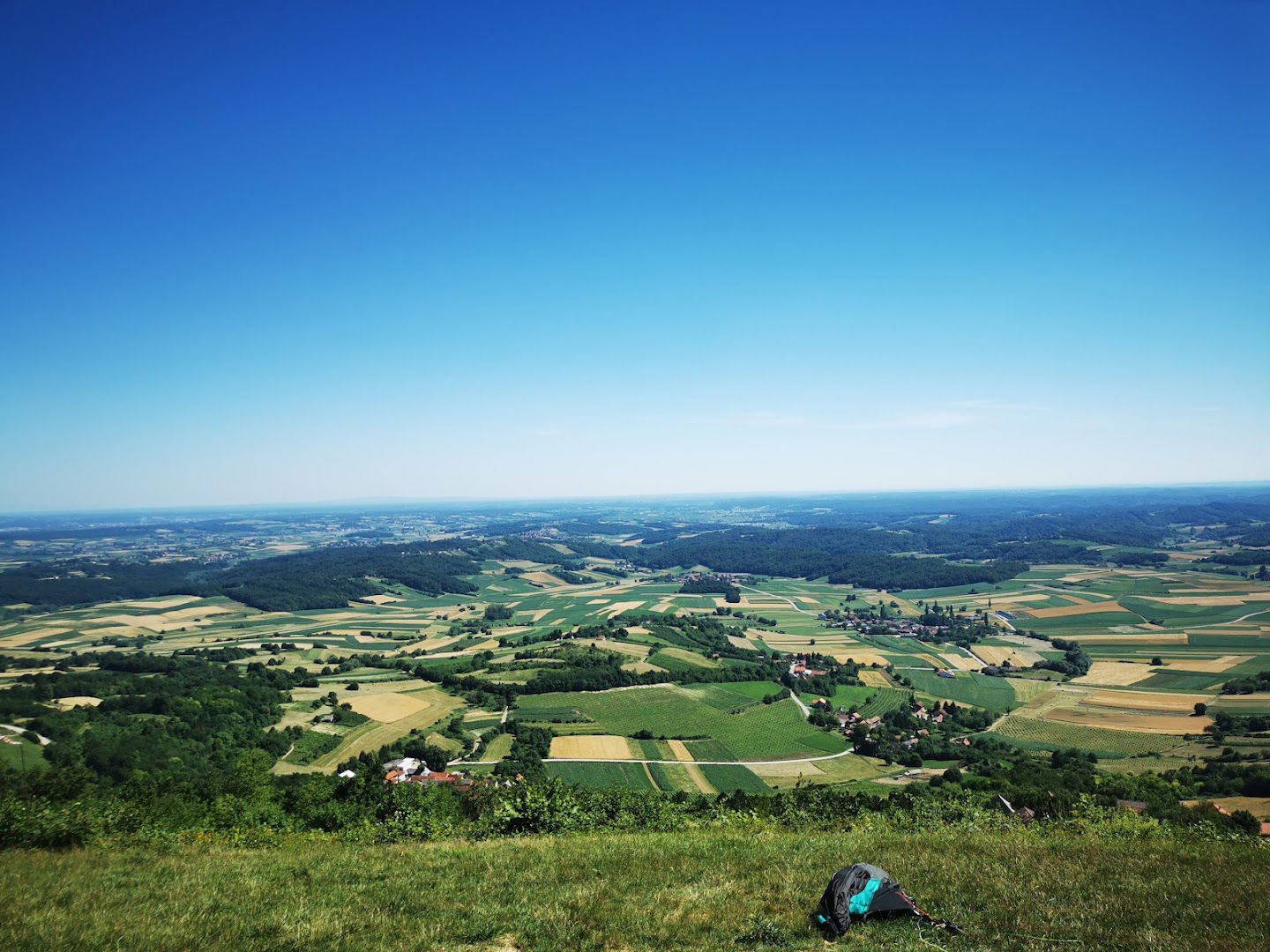 Take off paragliding Kalnik