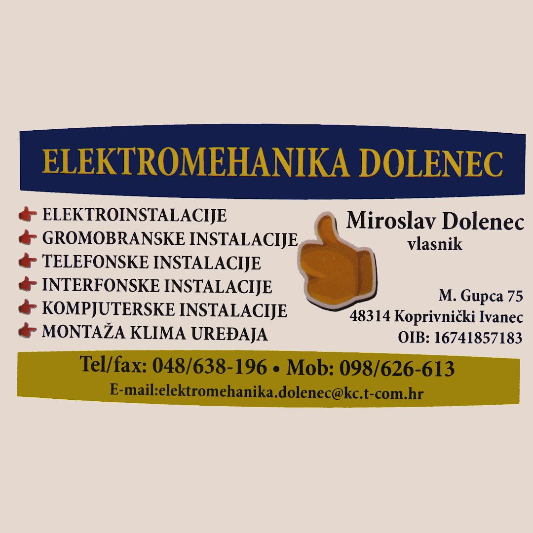 ELEKTROMEHANIKA DOLENEC, MIROSLAV DOLENEC