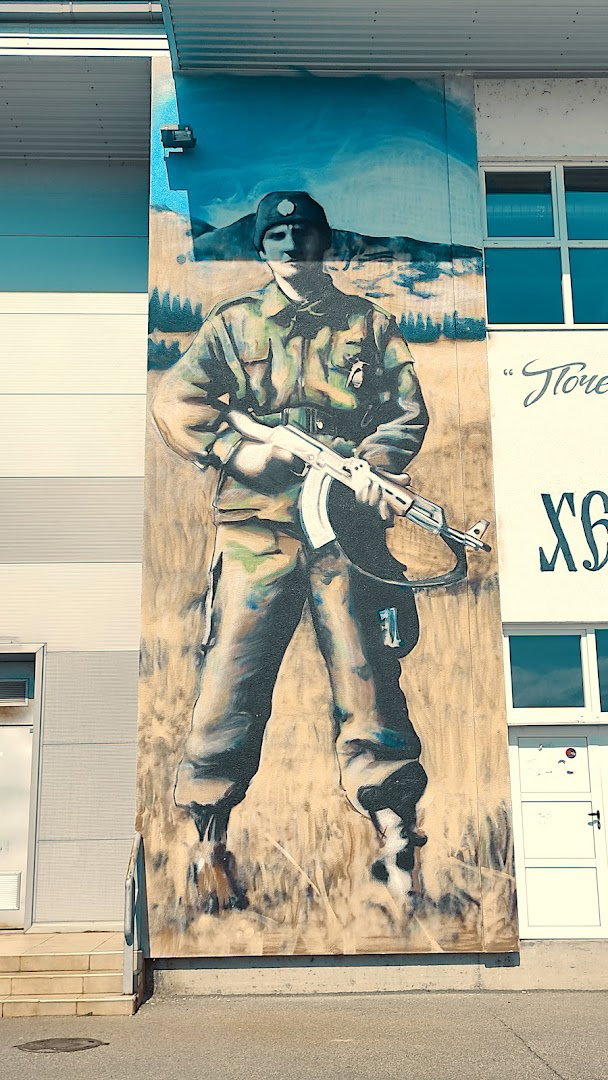 Mural Dragana Marinkovića heroja sa Košara