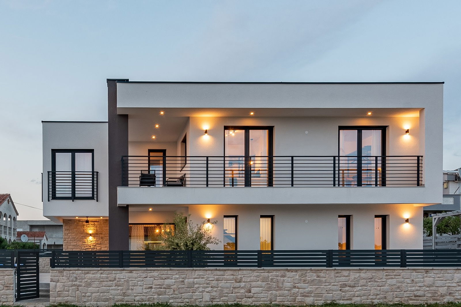 Villa Olivia with heated pool in Zaton near Zadar in Dalmatia