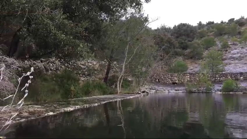 Wasser Auffangbecken