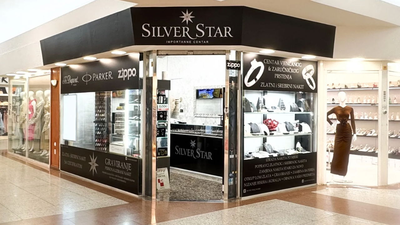 Silver Star - Parker kemijske olovke - Graviranje - srebro - Vjenčano prstenje