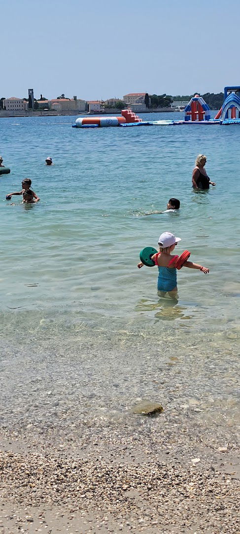 Sandy beach for children