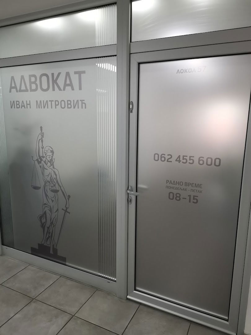Advokat Ivan Vanja Mitrovic