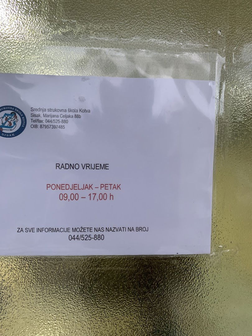 Srednja strukovna škola Kotva