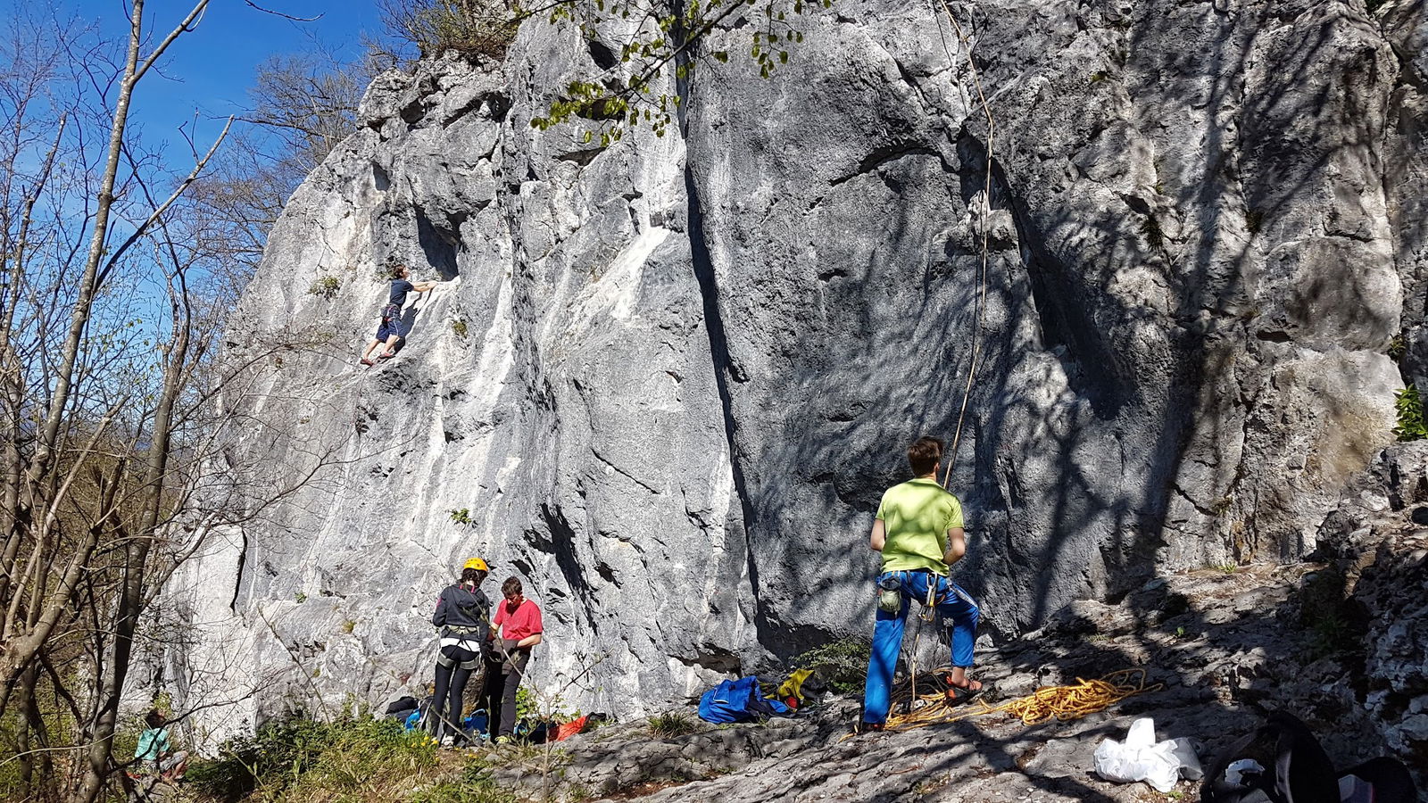 Plezališče Gore, Climbing