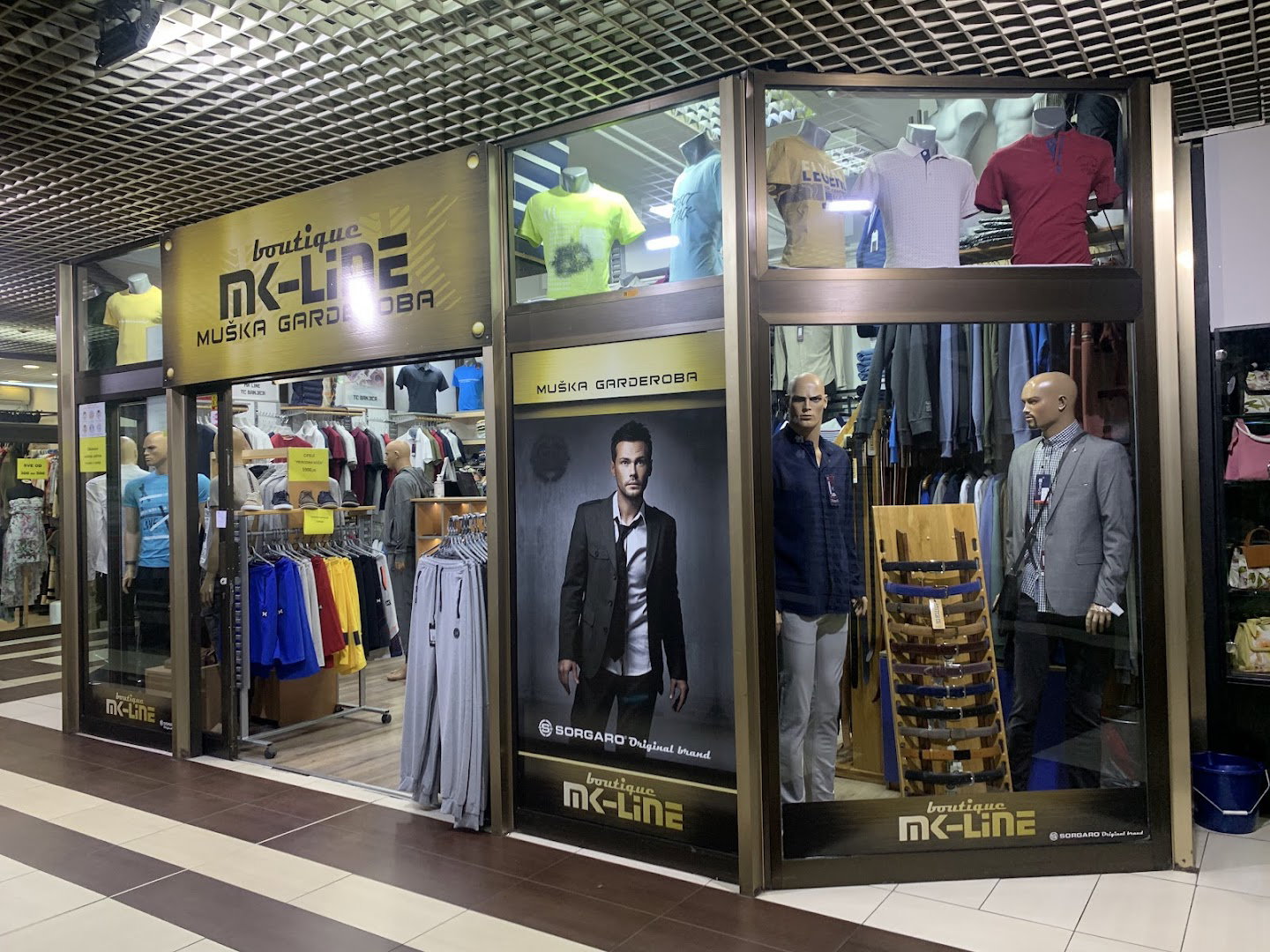 Butik muške garderobe Banjica, Mk-line tpc Banjica, Paunova 24
