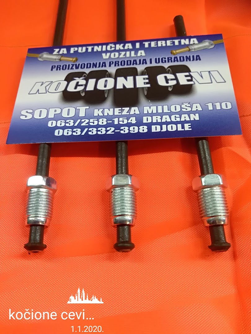 Auto servis cevi za kočnice