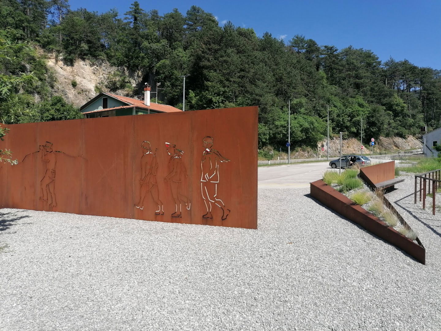 Monument to fallen Hungary fighters on Isonzo 1ww