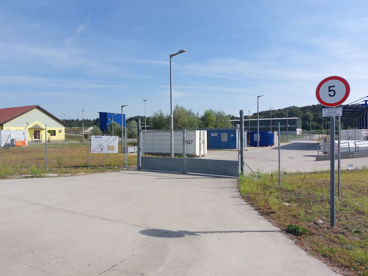 Barcs hulladékudvar, Dél-Kom Nonprofit Kft.