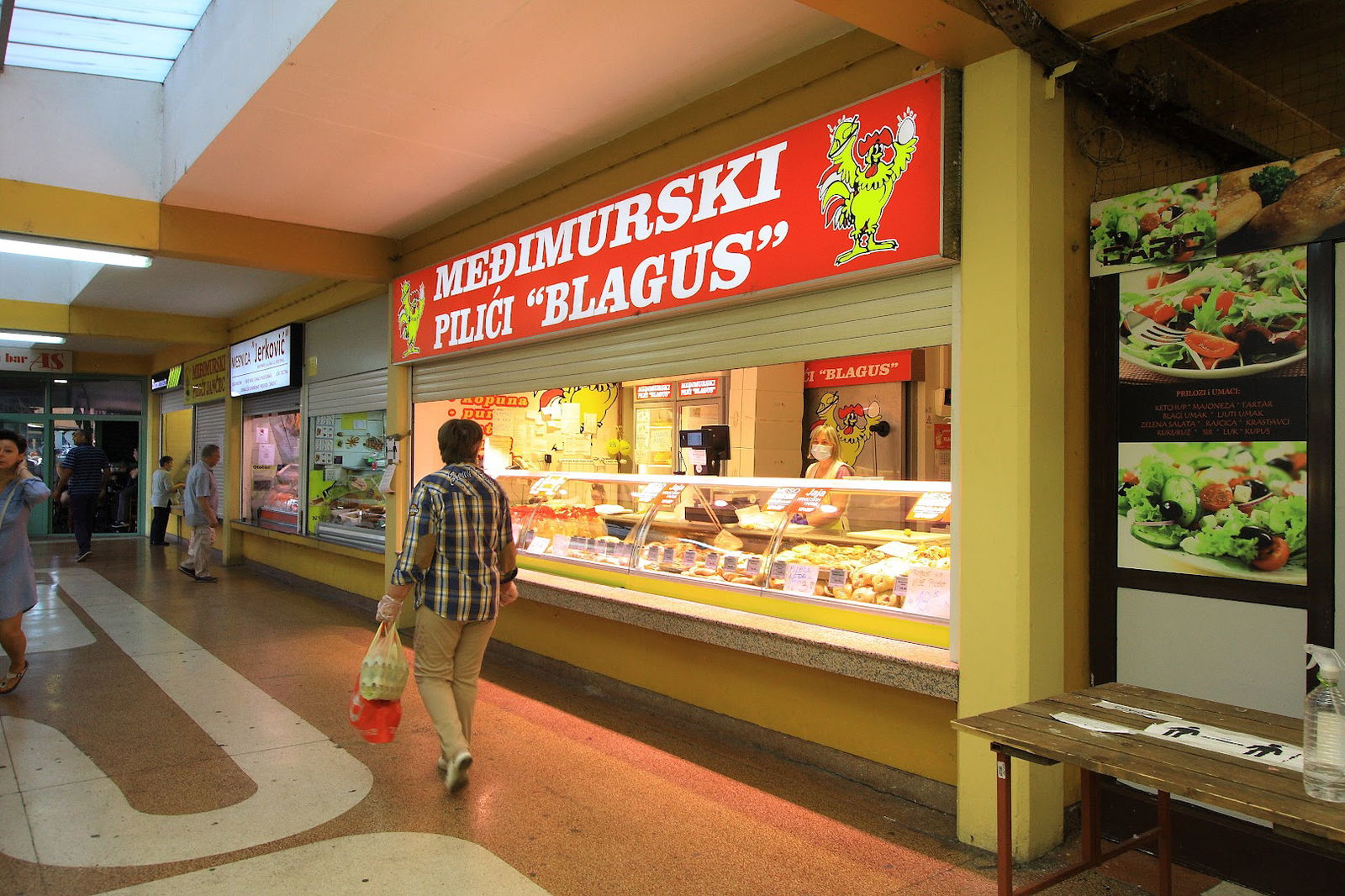 Međimurski pilići Blagus, tržnica Utrine