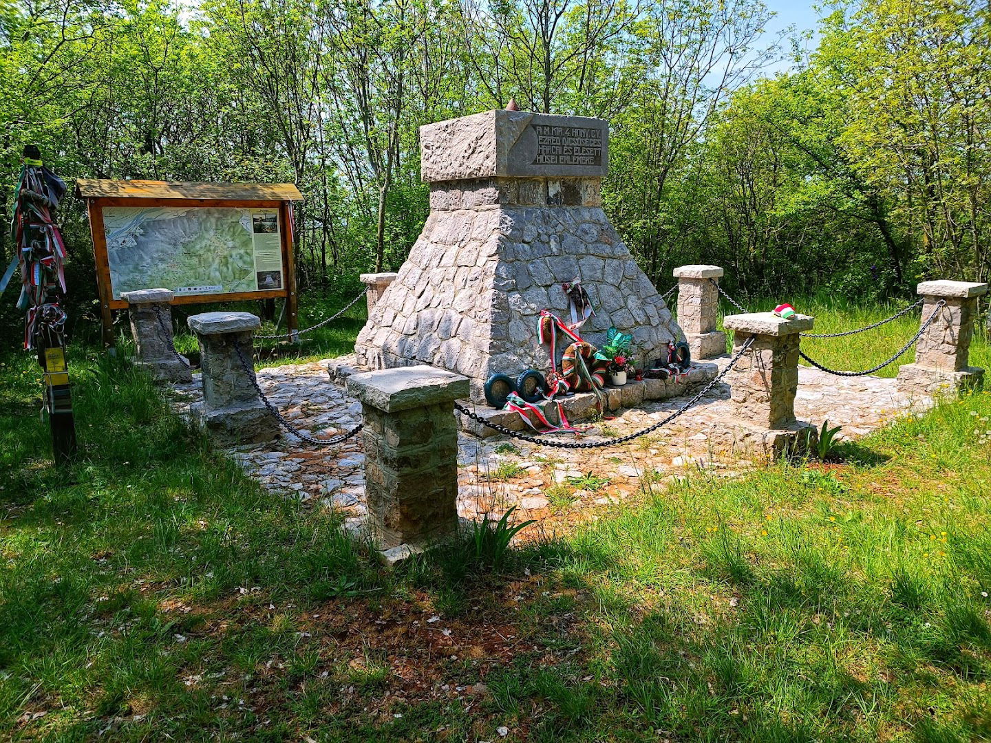 Magyar Királyi 4. honvéd gyalogezred emlékgúla