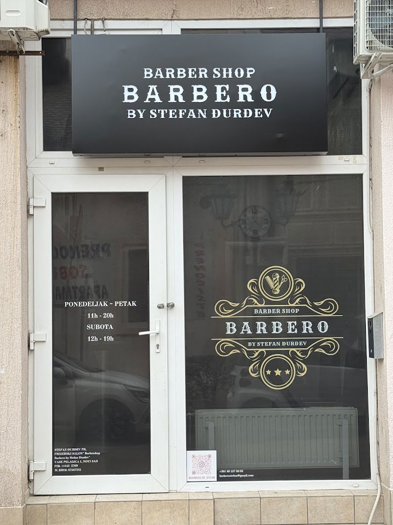 Barbershop "Barbero by Stefan Đurđev"