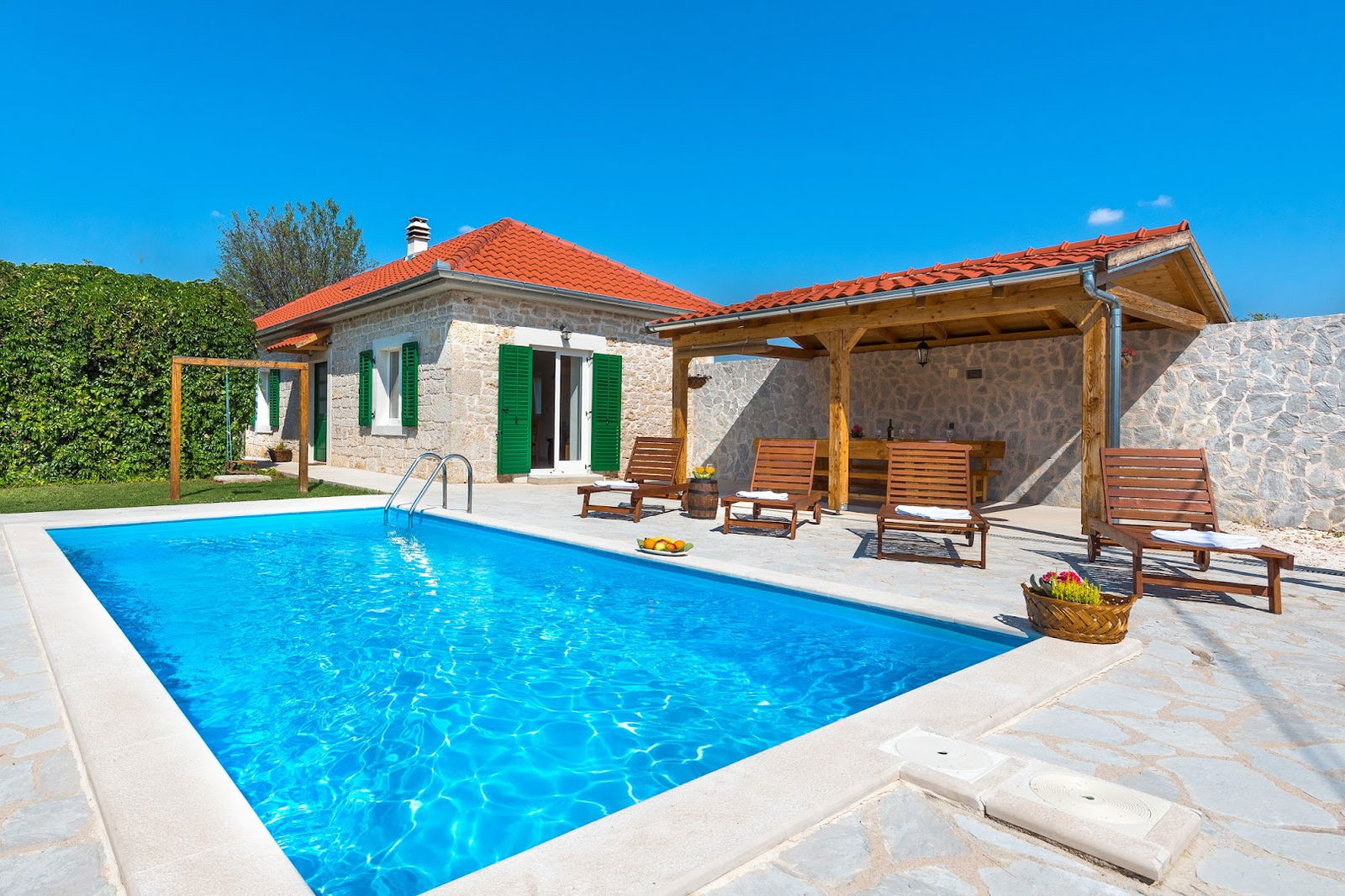 Ferienhaus mit pool – Nationalpark Krka