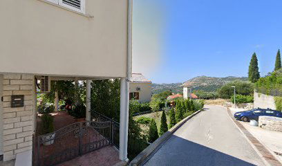 mountain house with sea wiev