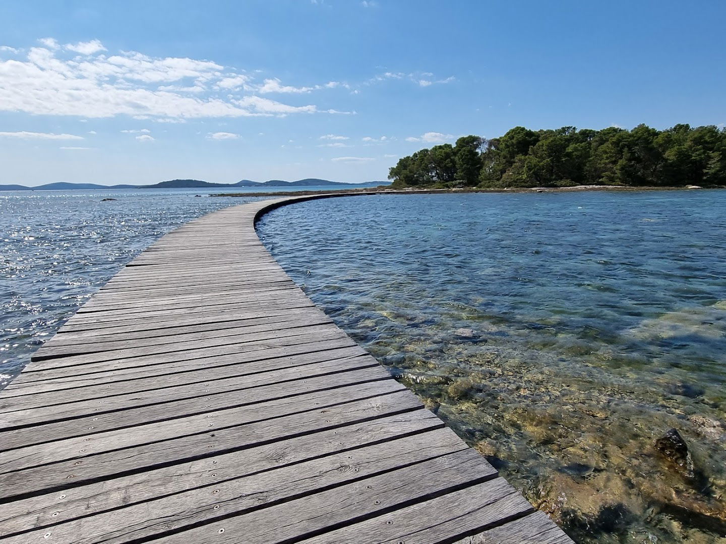 Most do otoka Školjića - Bridge to Školjić island