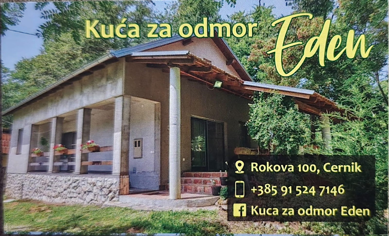 Kuća za odmor Eden