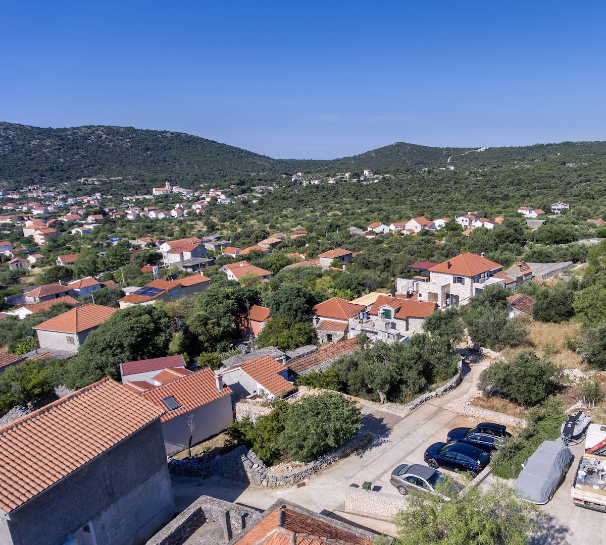 Parking for Villa Aria, Villa Breeze i Villa Mare