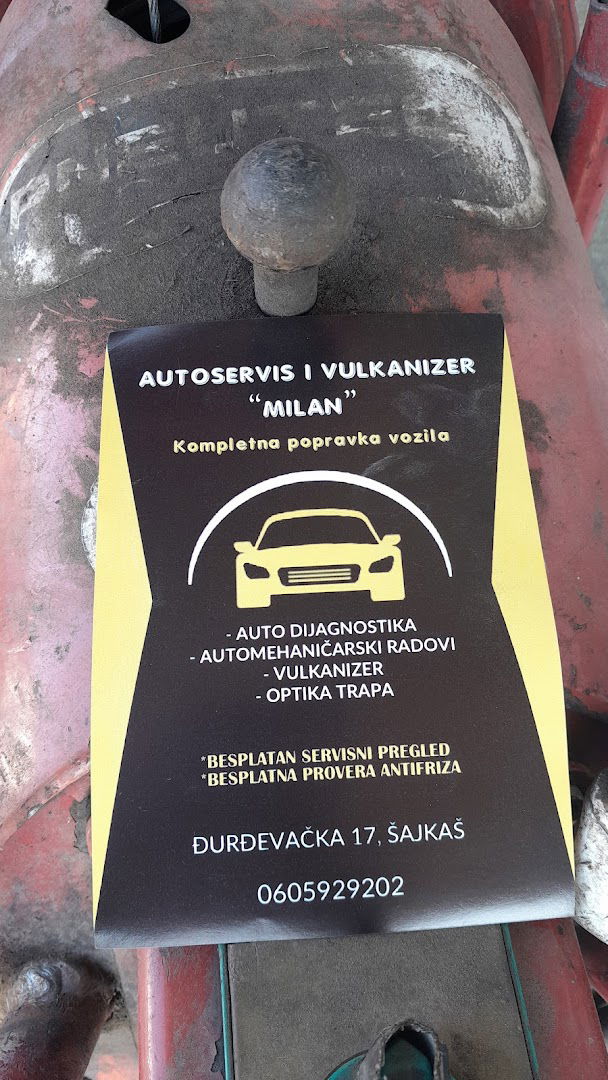 Vulkanizerska radnja "Milan" Šajkaš