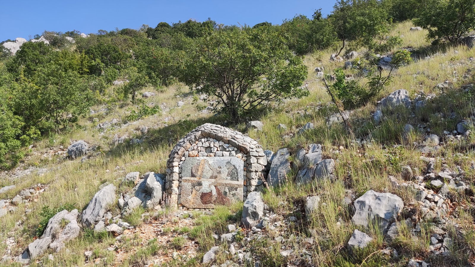 Via Crucis Gorica - 7. station (author Drago Bušić)