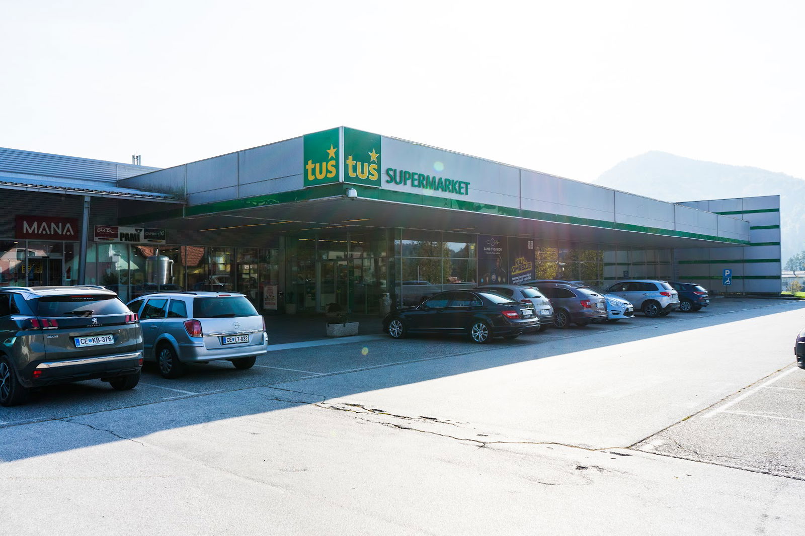 Tuš supermarket Mozirje