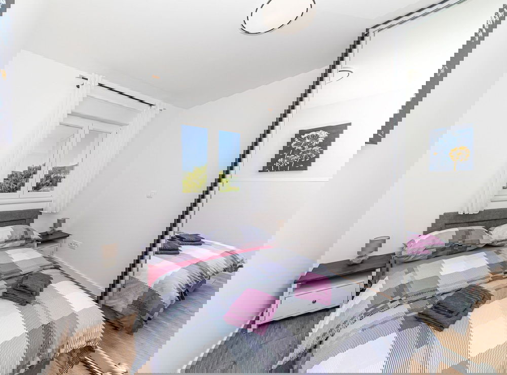 Elegant Kastel Novi Apartment With Sea View Balcony