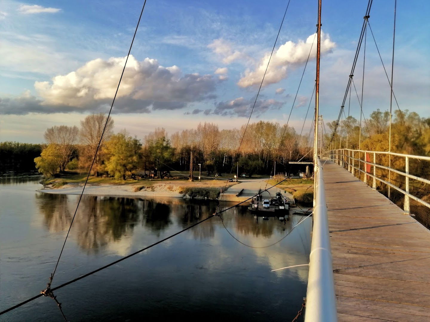 Križnica Pedestrian Suspension Bridge
