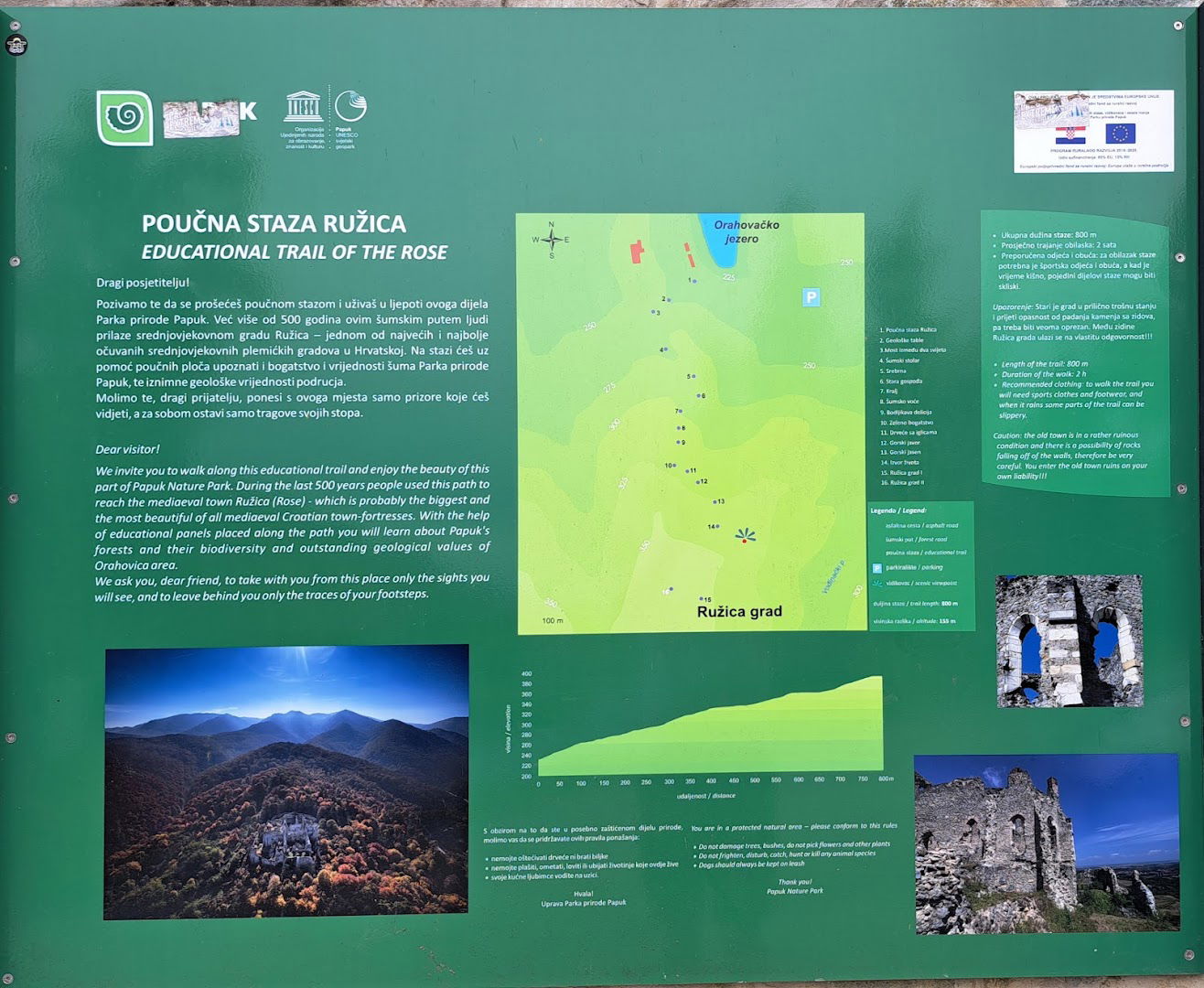 Poučna staza Ružica