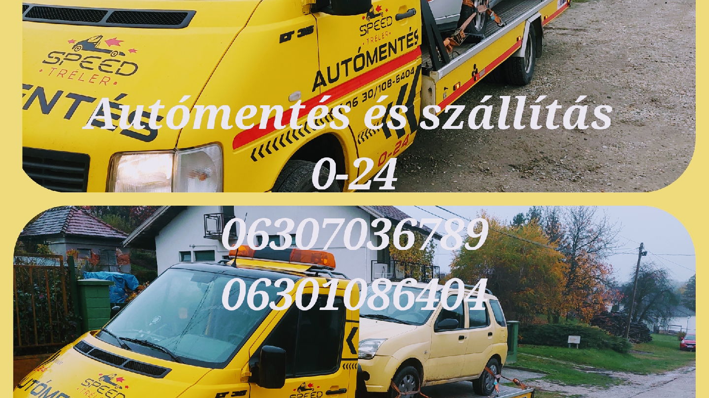 Autómentés Speed tréler autómentés szállítás