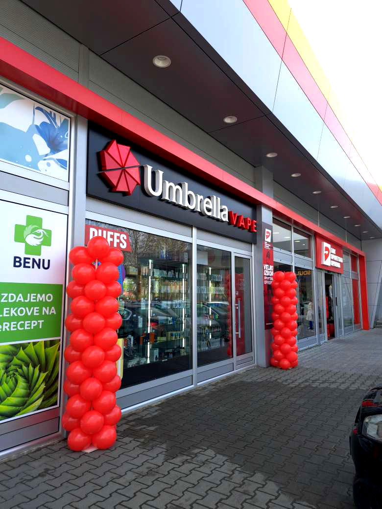 Vape Shop Umbrella Elektronske Cigarete BIG Pančevo