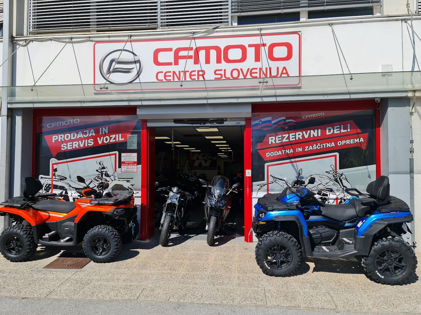 Rpm team, d.o.o., PE LJUBLJANA: CFMOTO CENTER SLOVENIJA