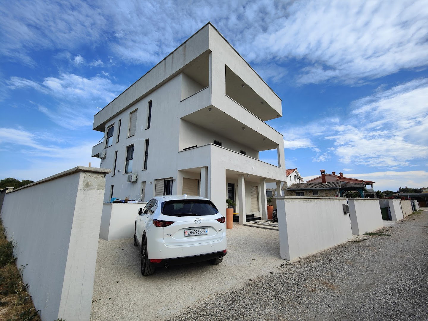 Das weiße Haus in Medulin