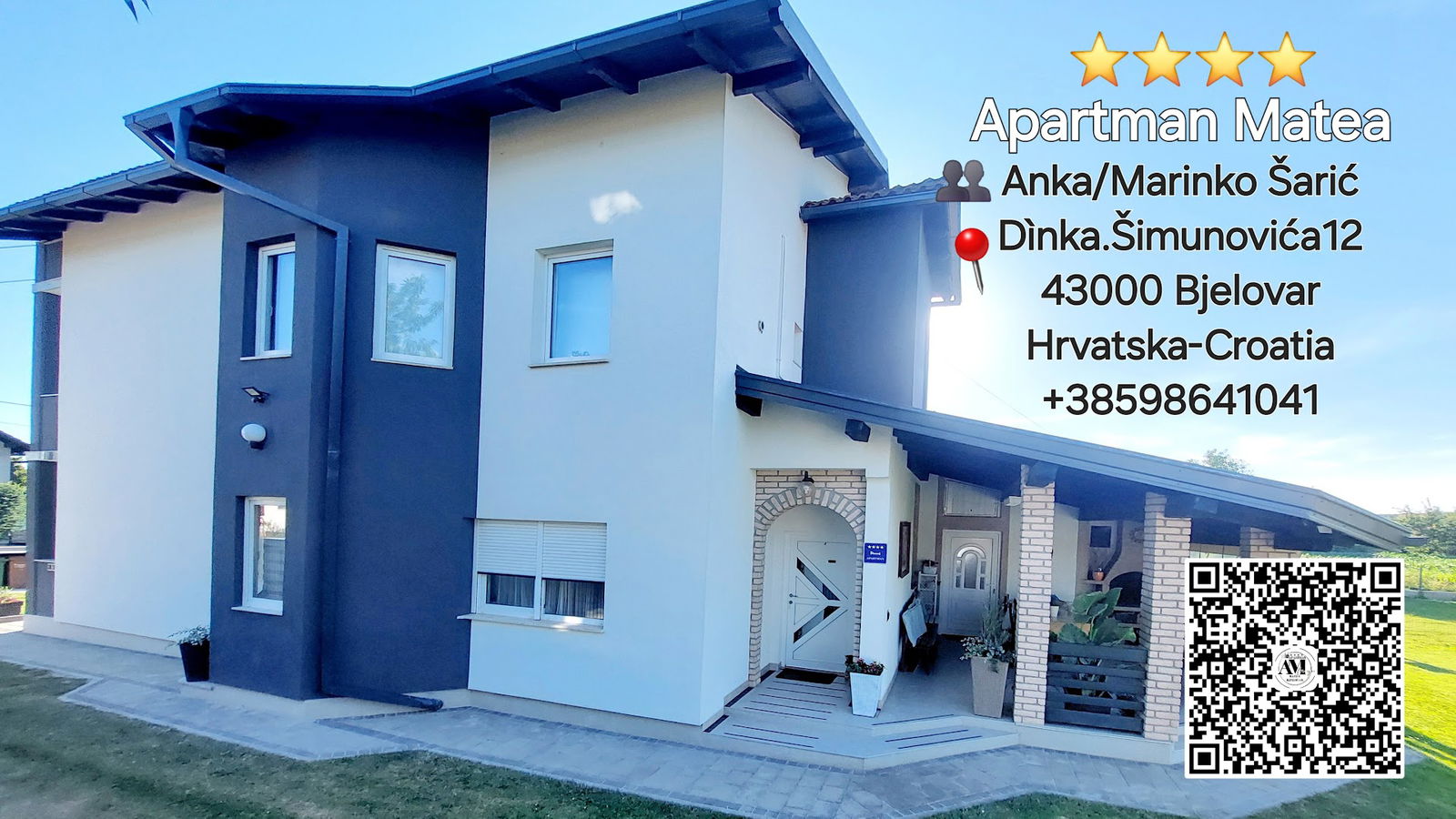 Apartman MATEA ⭐⭐⭐⭐ BJELOVAR