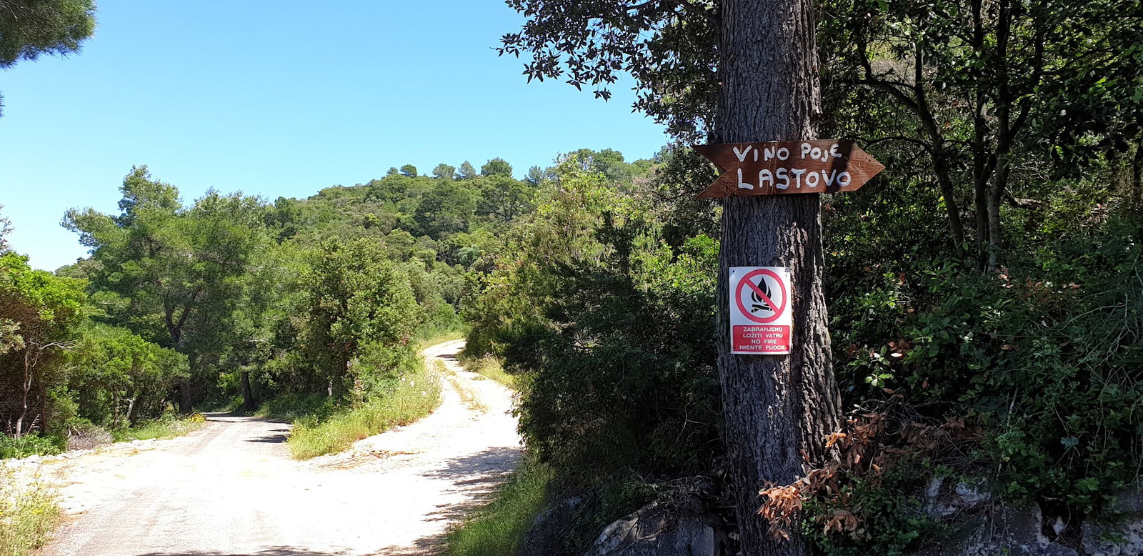 Trail to Vino Poje, Lastovo