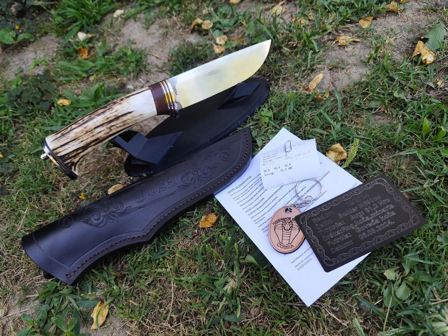 Hand made knives Cobra